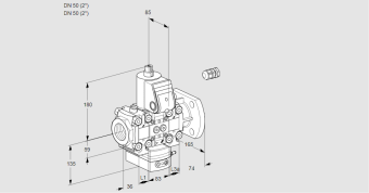 Регулятор давления с эл.магнитным клапаном VAD 3E50R/50F05FD-100VWR/PP/PP купить в компании ГАЗПРИБОР