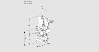 Регулятор соотношения газ/воздух с эл.магнитным клапаном VAV 240R/NWSRAK купить в компании ГАЗПРИБОР