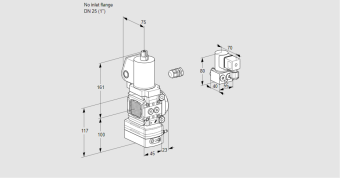 Регулятор соотношения газ/воздух с эл.магнитным клапаном VAV 1-/25R/NQSLAK купить в компании ГАЗПРИБОР