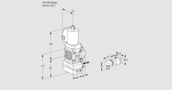 Регулятор соотношения газ/воздух 1:1  с эл.магнитным клапаном VAG 1-/20R/NWGLAK купить в компании ГАЗПРИБОР