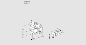 Линейный регулятор расхода газа VFC 120/25R05-20-1PP купить в компании ГАЗПРИБОР