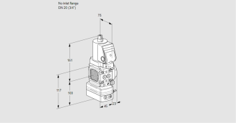 Регулятор соотношения газ/воздух с эл.магнитным клапаном VAV 1T-/20N/NQSRAK купить в компании ГАЗПРИБОР