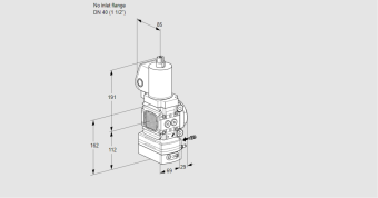 Регулятор соотношения газ/воздух 1:1  с эл.магнитным клапаном VAG 2T-/40N/NKSLAK купить в компании ГАЗПРИБОР